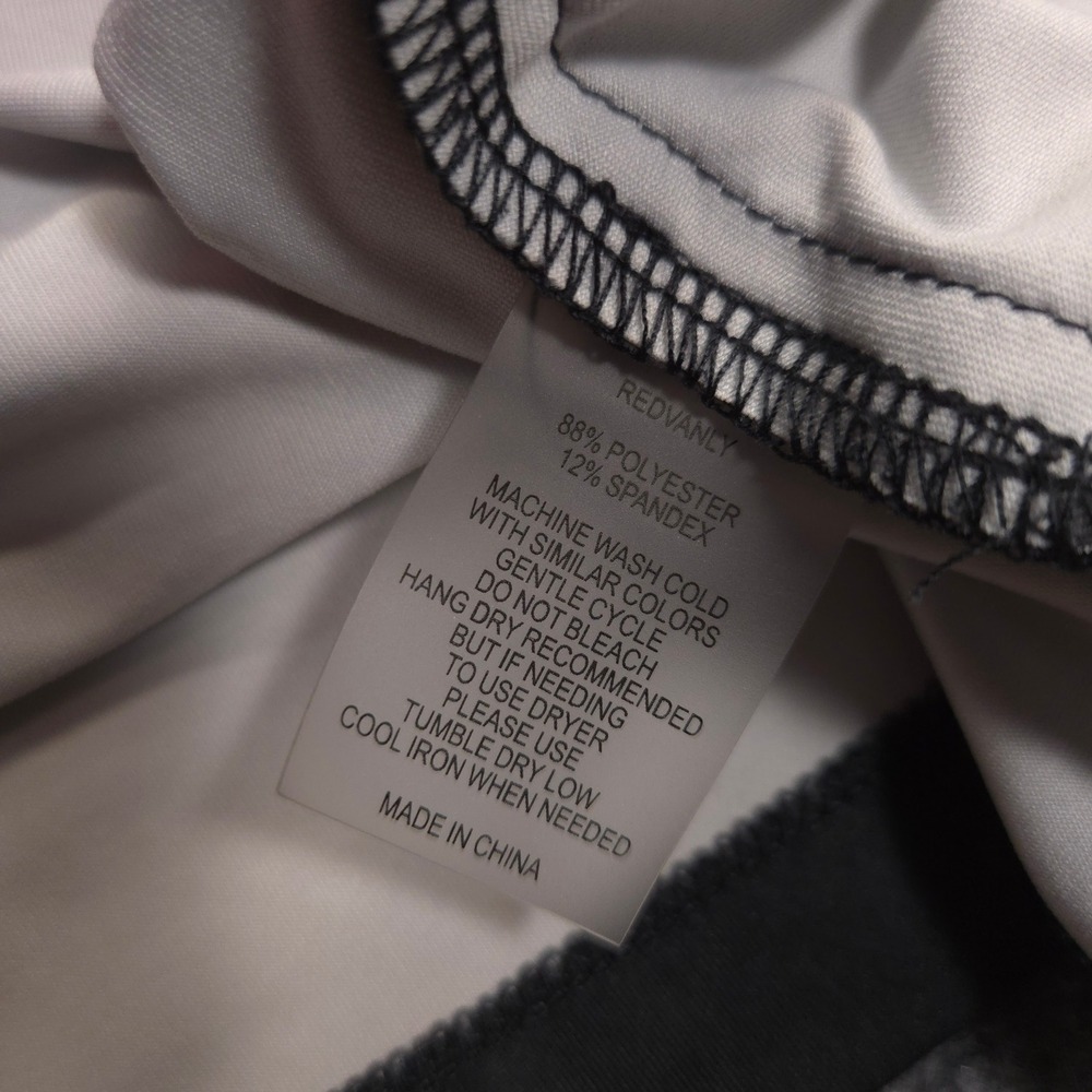 Redvanly Devon Polo Shirt Mens Medium Gray Tuxedo Ombre Performance Golf Preppy - Picture 6 of 7
